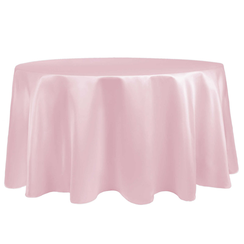 Nappe en satin de 132 po Ultimate Red Textile, rouge bordeaux, Glace rose, 3