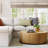 Taryn 42" Drum Coffee Table-485472033