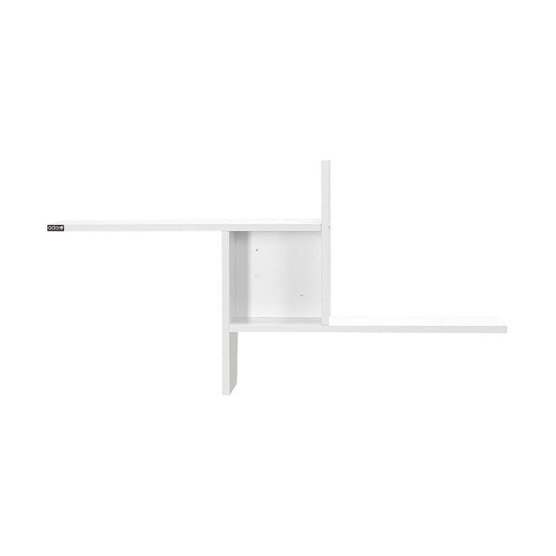 Colesen Modern Wall Shelf, Diamond White, 39.4 x 19.7 x 7.1 inches | 100% Melamine Coated Particle Board, Thickness: 0.6 inches | Sleek Design for Home Decor & Storage Solutions, Durable & Stylish for Any Room