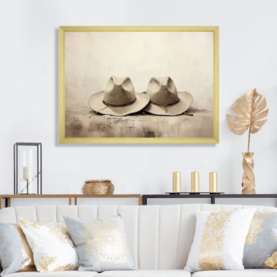 Maneh Minimalism Cowboy Hats - Cowboys Wall Decor