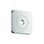 Citterio Axor Wall Plate 5" X 5" Softcube Easy Install 5-Inch Coordinating Accessories In Chrome, 36725001