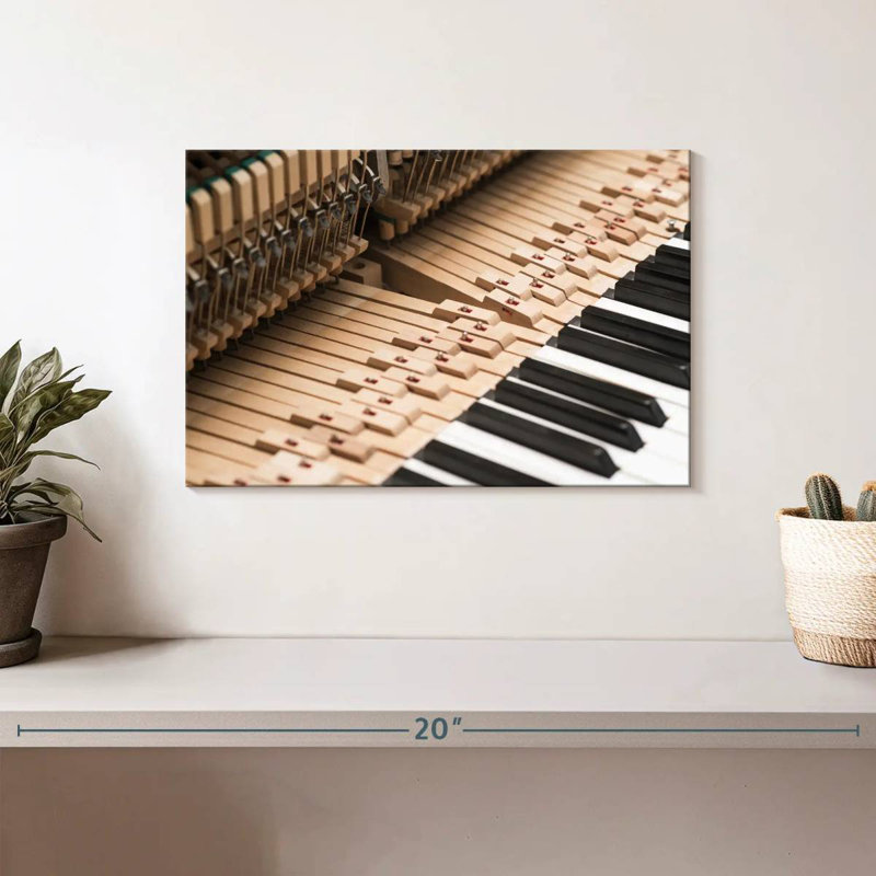 Abarca Old School Piano, 8" H x 12" W