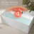 59"Stone Resin Luxury Contemporary Solid Surface Freestanding Soaking Bathtub In Matte White