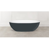 Barcelona 70.25" x 33.625" Freestanding Soaking Bathtub
