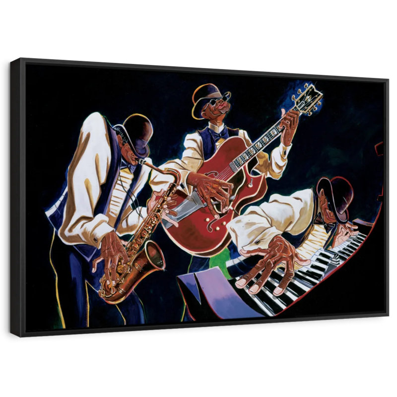 «Jamming II», reproduction sur toile, H 9 po x l 13 po