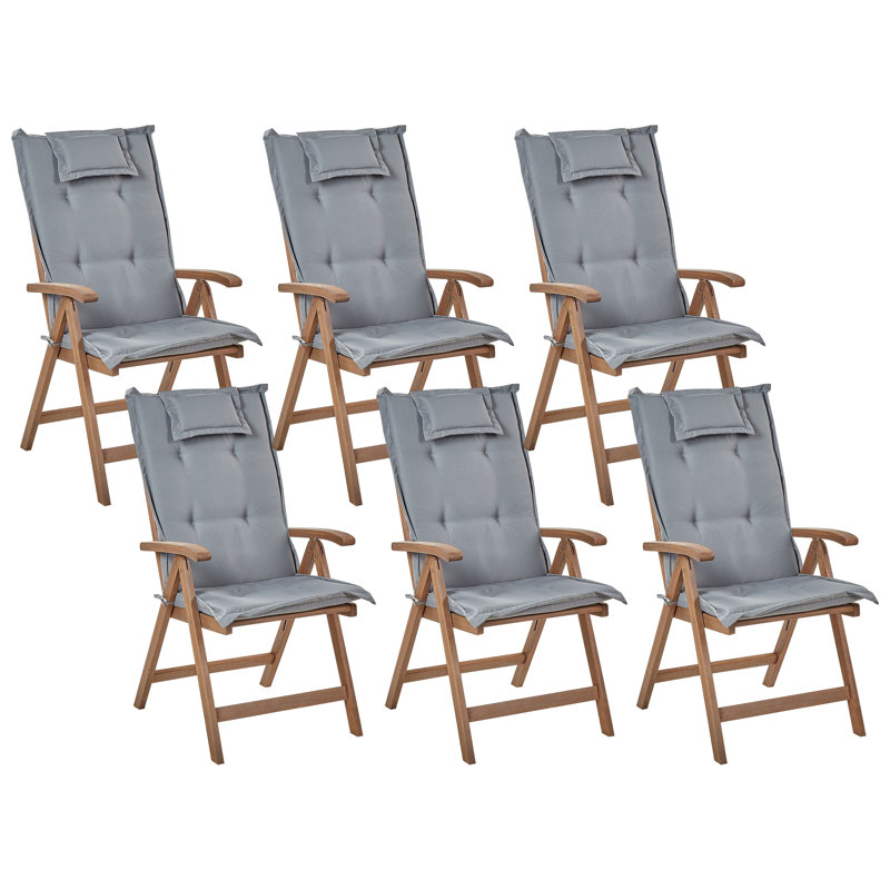 Bartonville Patio Dining Armchair with Cushion, Grey