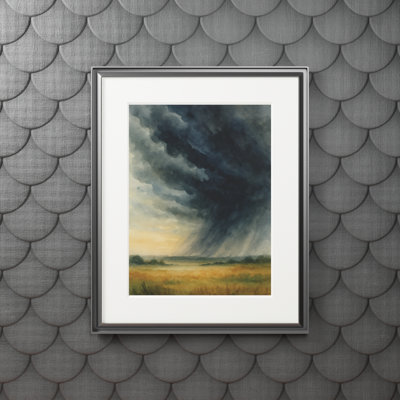 Clinger Single Picture Frame Print