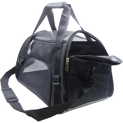 Cat Carrier,Soft-Sided Pet Travel Carrier For Cats,Dogs Puppy Comfort Portable Foldable Pet Bag Airline Approved