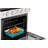 Unique Appliances 3 Piece Kitchen Appliance Package with Bottom Freezer Refrigerator 30'' Electric Freestanding Electric Built-In