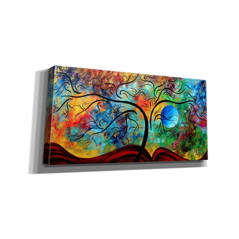 «Blue Moon Rising» par Megan Duncanson, H 20 po x l 40 po x P 1,5 po