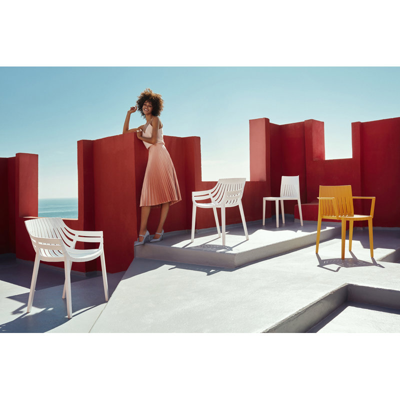 Spritz - Stacking Armchair - Basic, Ecru