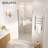 32 In. W X 72 In. H Space Saving Pivot Semi-Frameless Swing Shower Door In 1/4 In. Clear Tempered Glass-116478915