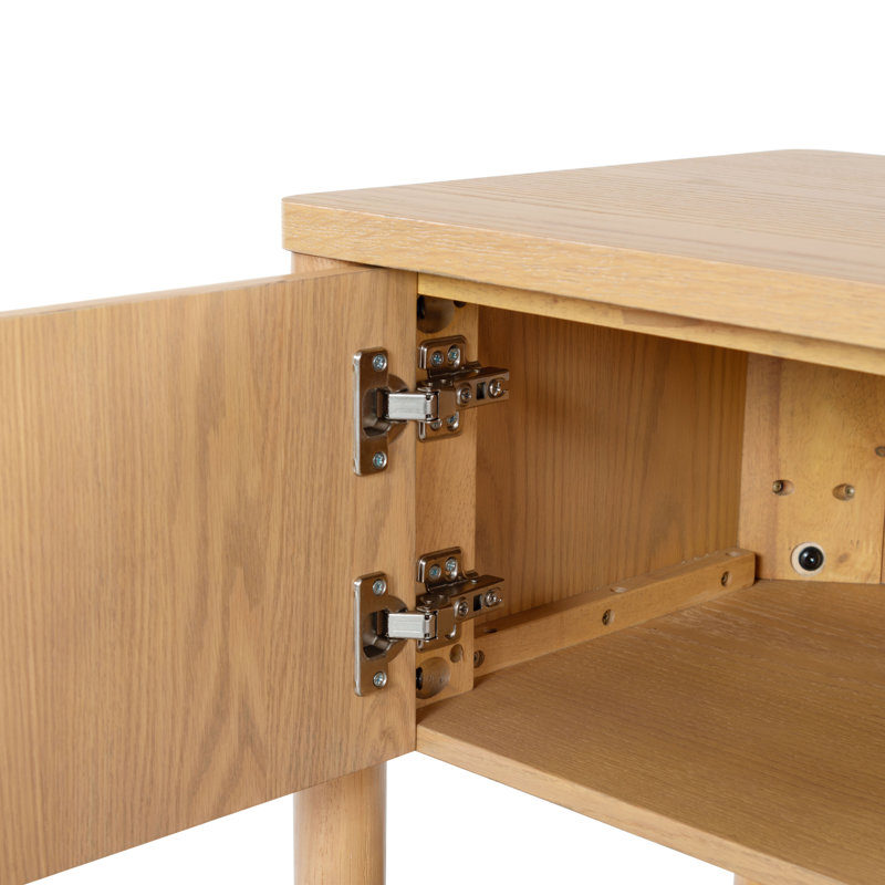 Jaylessa TV Stand, Natural