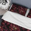 Regal Burgundy Flowers Majesty Elegance II - Ensemble de housse de couette glam-1450563490