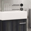 Meuble-lavabo mural 18 po Colmer-1083924183