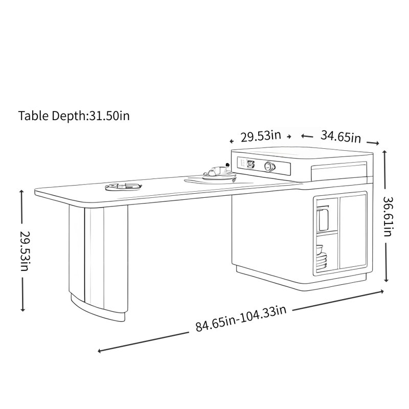 French Simple and Creative Dining Table