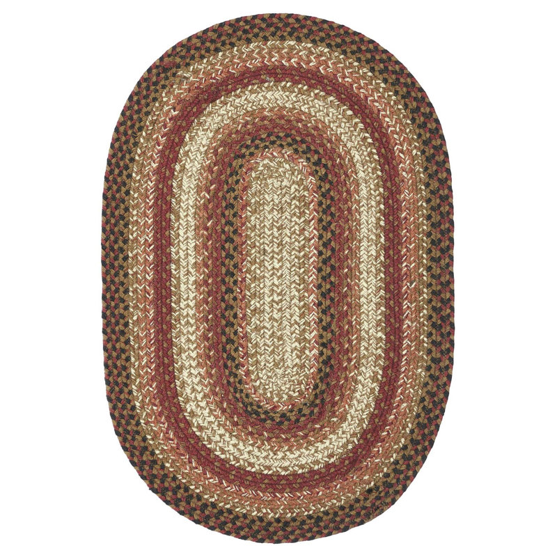 Amadio Geometric Indoor Rug, Oval 1'8" x 2'6"