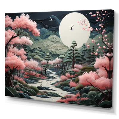 Art asiatique zen jardin - impression