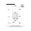 Meuble-lavabo simple 36 po avec comptoir en quartz Aberdeen-94287864