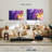 Avery Purple Abstract Texture-107718643