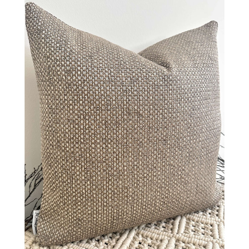 Abstract Brown Square Cushion Cover