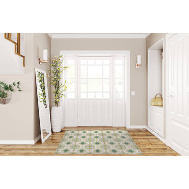 Nourison Christmas Snow Dogs Holiday Indoor Kitchen Entryway Non-skid Mat  Navy 2'x3' : Target