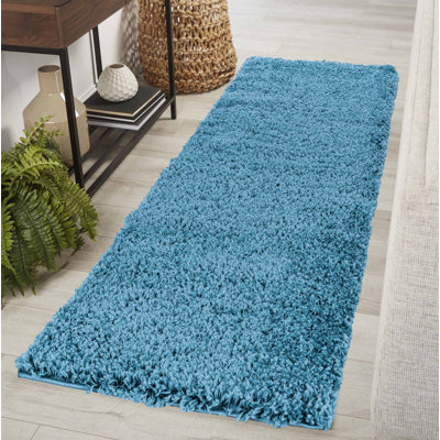 Esterly Solid Colour Shag Area Rug