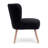 Upholstered Side Chair with Ottoman-2017370347