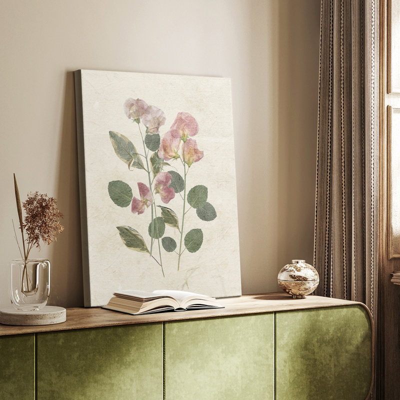 Pressed Arrangement II -Custom Wrapped Gallery Cavas