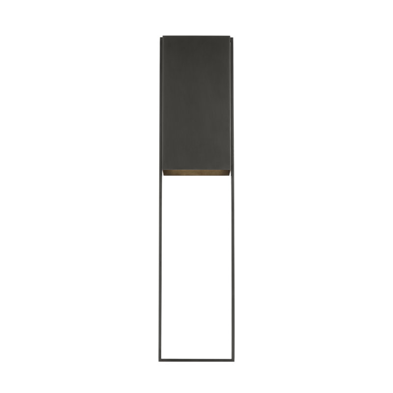 Alude LED Outdoor Sconce, 36" H x 8.3" W x 4.8" D, Bronze