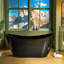 Baignoire de trempage autoportante en acrylique à double fond antidérapant 59 po x 28,75 po Vital-779439552-681106053