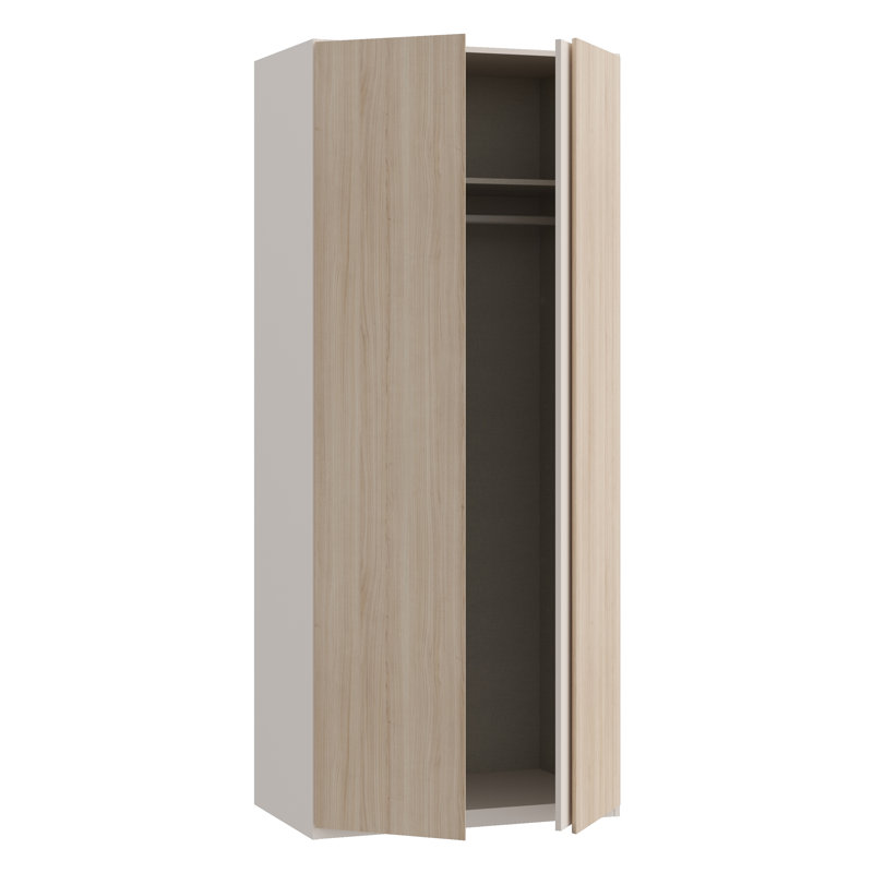 Tashyia 2 Door Manufactured Wood Wardrobe