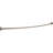 61" Adjustable Curved Fixed Shower Curtain Rod