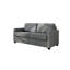Canapé-lit moderne avec matelas à ressorts ensachés, canapé-lit coulissant, canapé en chenille compact, gris anthracite -1325890582