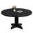 Round Dining Table For 4, 47 Inch Farmhouse Kitchen Table With Wood Tabletop And Stable Base, Circle Dinning Room Table-112219264