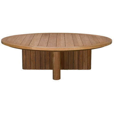 Horizon Outdoor Round Teak Coffee Table