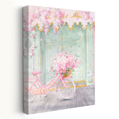 Turquoise et panier pastel Paris I Art