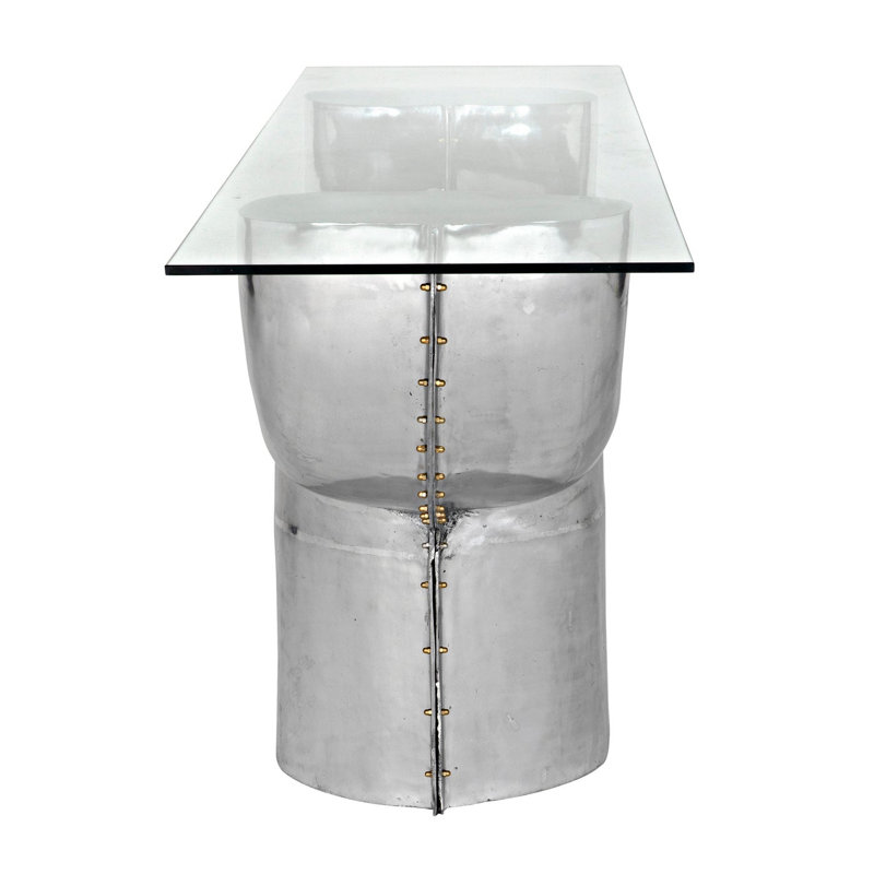 Titan 69'' W Glass Console Table