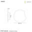 Phoenicis LED Flush Mounted Sconce