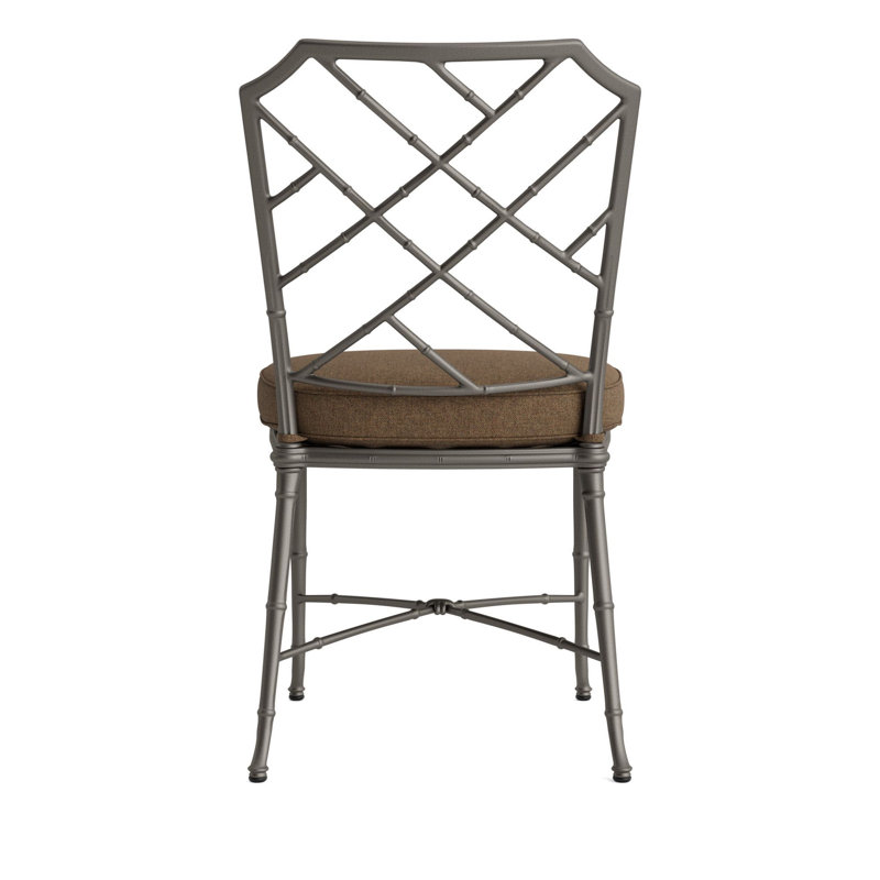 Calcutta Outdoor Dining Side Chair, Mica, Fusion Moccasian, Brown