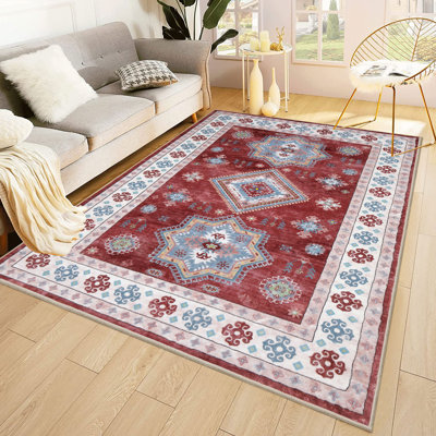 Penoyer Washable Oriental Indoor Rug