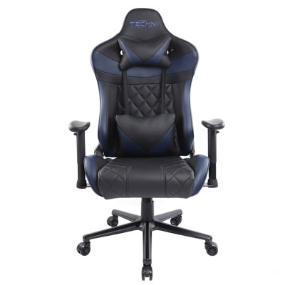 Fauteuil de jeu ergonomique Techni Sport XL, bleu