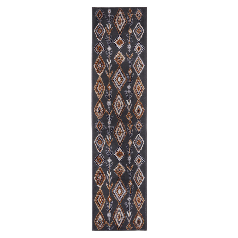 Mcnett Geometric Indoor Rug, Rectangle 7'8" x 11'
