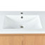 Meuble-lavabo simple avec plateau en résine 29,5 po Raquia