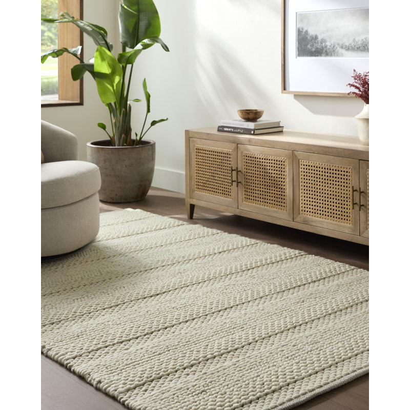 Tapis tissé à la main Cofield, Rectangle de 5 pi x 8 pi