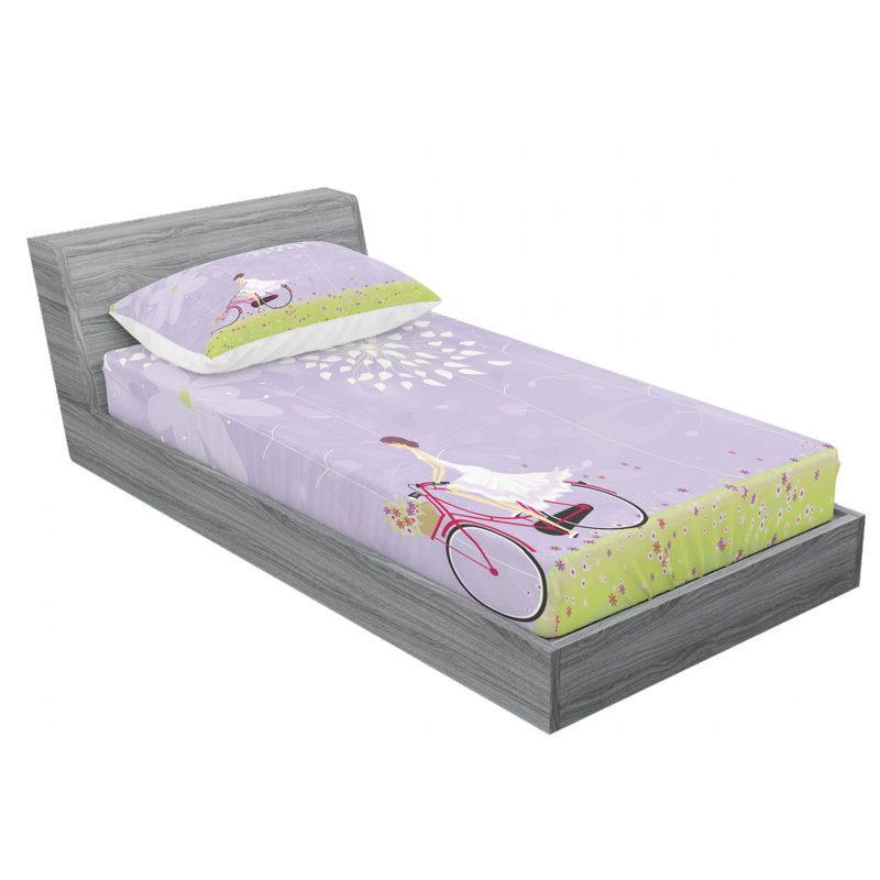 Microfiber Sheet Set, Twin XL Sheet Set with Fitted Sheet