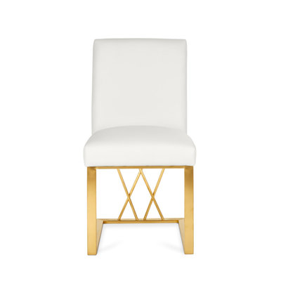 Chaise d'appoint rembourrée Nefi