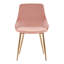Baring Dining Accent Chair in Velvet Upholstery and Metal Legs-229191065-229191060