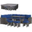 Ensemble de meubles de patio 7 pièces avec housse imperméable-633903635-633903636