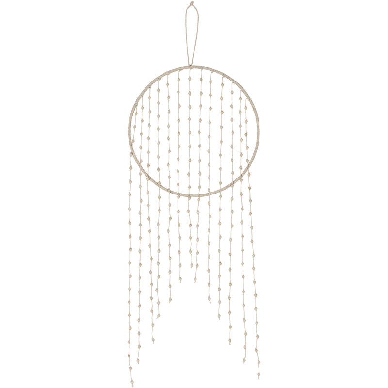Suspension murale en coton, blanc